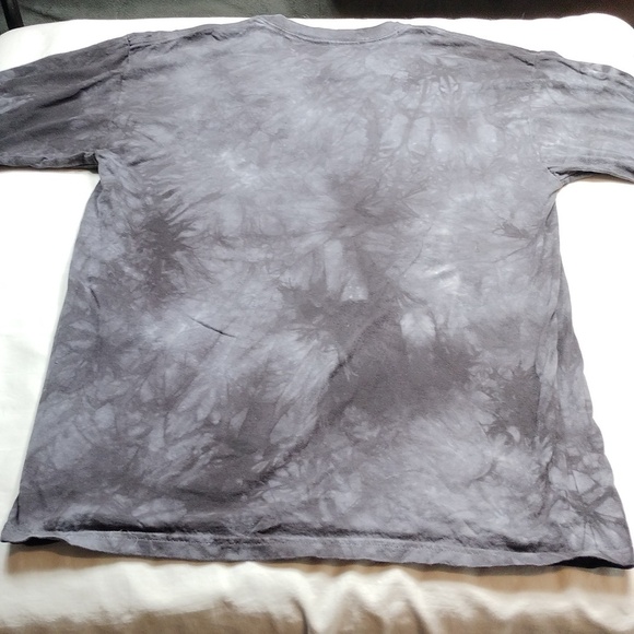 The Mountain Mens Gray Tie Dye Cat Graphic T-Shirt Size XL - Picture 7 of 9